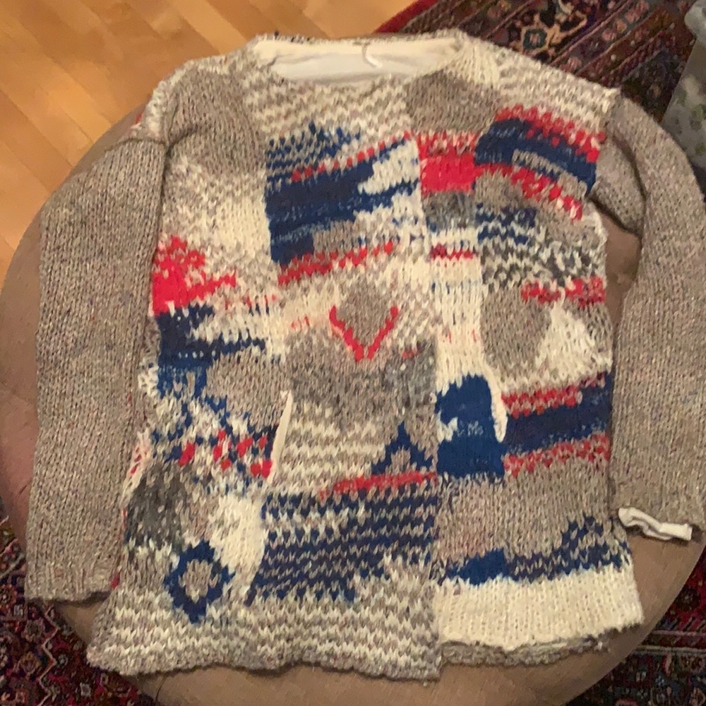 Free people thermal lined wool sweater